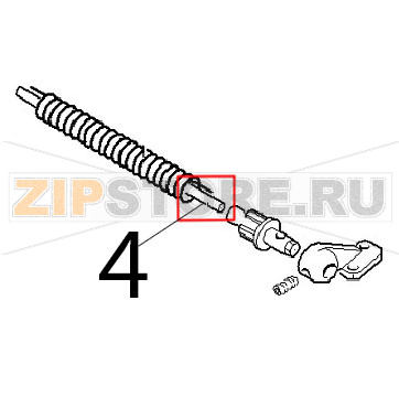 Albero cerniera Angelo Po 1G1BR1E Albero cerniera Angelo Po 1G1BR1EЗапчасть на деталировке под номером: 4