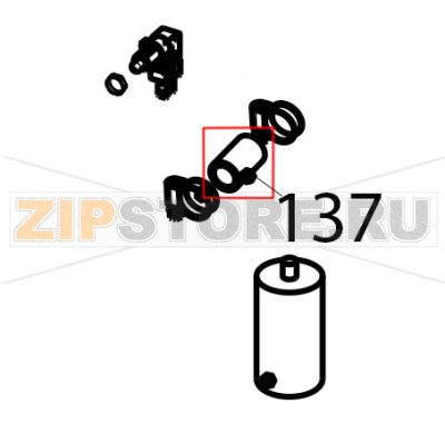 Silicone pipe D.10, 10x14, L=30 mm Tecnoinox EFB10DS Silicone pipe D.10, 10x14, L=30 mm Tecnoinox EFB10DSЗапчасть на деталировке под номером: 137