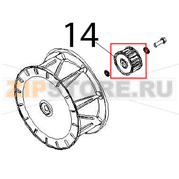 Fan Angelo Po FX61E1 Fan Angelo Po FX61E1Запчасть на деталировке под номером: 14