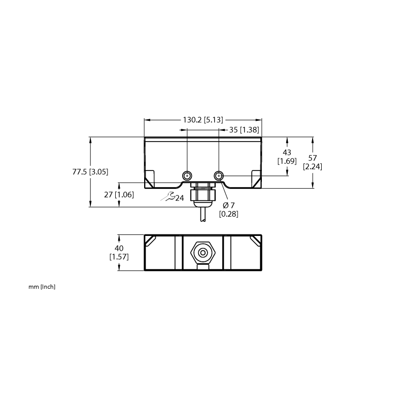 Датчик индуктивный Turck NI30-Q130WD-ADZ30X2 