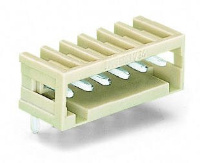 MCS MINI Вилка THT; 1.0 x 1.0 mm solder pin; угловые; 100% защита от неправильного подсоединения; Шаг контактов 3,5 мм; 8-пол.; светло-серые Wago 734-168