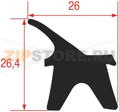 GASKET FOR OVEN DOOR 1440x640 mm 