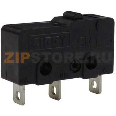 Микропереключатель 250 В/AC, 16 A, 1 x вкл/вкл, 1 шт Zippy SM1-16H-00A0-Z 