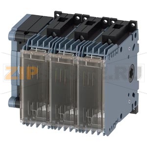 ПРЕДОХРАНИТЕЛЬНЫЙ ВЫКЛЮЧАТЕЛЬ-РАЗЪЕДИНИТЕЛЬ 63A, ТИПОРАЗМЕР 1, 3-ПОЛ FOR LV HRC ПРЕДОХРАНИТЕЛЬ ТИПОРАЗМЕР 000 ПЕРЕДН.УПРАВЛЕНИЕ СЛЕВА БАЗОВЫЙ БЛОК БЕЗ РУЧКИ РАМОЧНЫЕ КЛЕММЫ WITHOUT FUSES Siemens 3KF1306-0LB11 