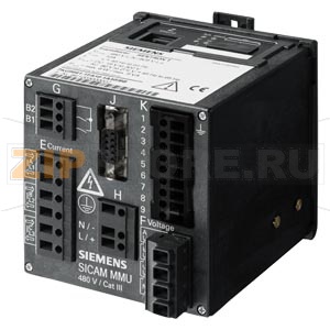 контрольно-измерительный модуль SICAM MMU устр. на DIN-рейку, без диспл. корпус 96 x 96 x 100 мм IP20,  2 ДВых интерфейс Ethernet RJ45 входы напряжения с гальванической развязкой интерфейс Ethernet и протокол обмена данными: Modbus TCP и МЭК 60870-5-104 S 