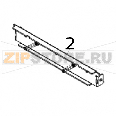 Print head spring fixture TSC Alpha-4L Print head spring fixture TSC Alpha-4LЗапчасть на деталировке под номером: 2