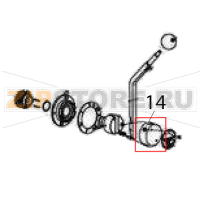 Coperchio chiusura nichelato Sigma BMR 60 Coperchio chiusura nichelato Sigma BMR 60Запчасть на деталировке под номером: 14