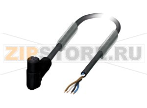 Кабель датчика-исполнительного устройства Female connector V31-WR-5M-PUR Pepperl+Fuchs Описание оборудованияFemale cordset, snap locking, 4-pin, PUR cable