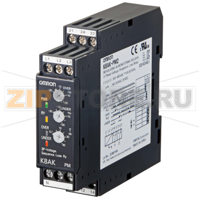 Реле контрольно-измерительное Omron K8AK-PM1 