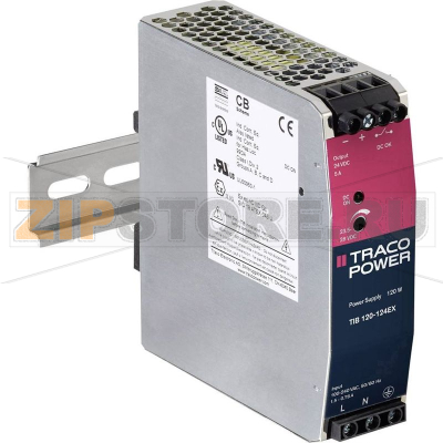 Блок питания на DIN-рейку, 12 V/DC, 10000 mA, 120 W Traco Power TIB 120-112EX 