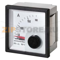 АКСЕССУАР ДЛЯ РАЗЪЕДИНИТЕЛЬ W/FUSE, IN-LINE, PLUG-IN, AMPEREMETER, BI-METAL 600/1A, CL.1, 1 VA 1.2-FOLD OVERLOAD Siemens 3NJ6900-4HL12