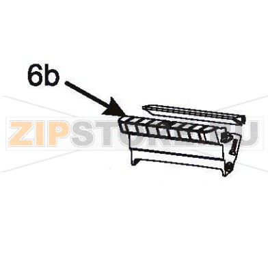 Передняя панель с диспенсером Zebra GX420d R2.0 Передняя панель с диспенсером Zebra GX420d R2.0Запчасть на сборочном чертеже под номером: 6bНазвание запчасти Zebra на английском языке: Front Bezei, Dispenser