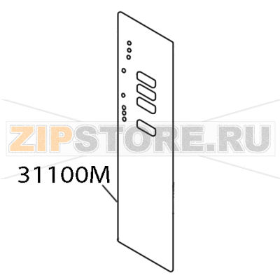 Assembly, membrane switch, front panel Zebra 105SE Assembly, membrane switch, front panel Zebra 105SEЗапчасть на деталировке под номером: 31100M