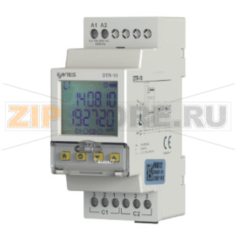 Реле времени астрономическое 190-260 В/AC, 50/60 Гц, 16 А Entes DTR-10 