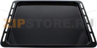 BAKING TRAY FOR OVEN ENAMELLED BLACK WHI
