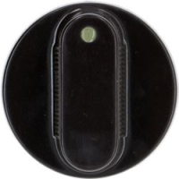 KNOB STAR BLACK ø 38 mm