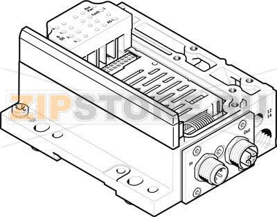 Интерфейс электрический Festo VMPA-ASI-EPL-GU-4E4A-Z 