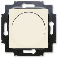 Диммер поворотно-нажимной 60-600 Вт, слоновая кость/белый ABB 2CHH942247A6017