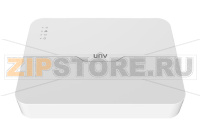 Uniview NVR301-08LX-P8 Видеорегистратор IP 8-ми канальный 4К с 8 PoE портами, видеовыходы: 1 HDMI, 1 VGA, аудио вход/выход, 1 SATA HDD до 6TБ, входящий поток на запись: до 80Мбит/с