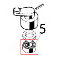 Ball bearing Angelo Po C165D