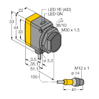 Датчик фотоэлектрический Turck QS30RRH2OQ5