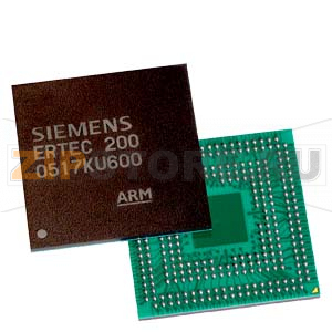 PROFINET IO ASIC, Микросхема ERTEC 200 (бессвинцовая), 10/100 мбит/с Industrial Ethernet, ASIC с процессором ARM 946, 2-портовый коммутатор, встроенный PHY, 1050 штук, T &amp; R Siemens 6GK1182-0BB01-0AA4 
