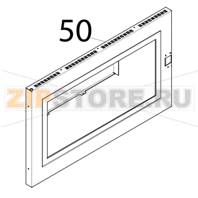 Corpo esterno AL con vetro siliconato Tecnoeka KF 966 D AL UD Corpo esterno AL con vetro siliconato Tecnoeka KF 966 D AL UDЗапчасть на деталировке под номером: 50