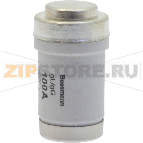 Предохранитель, 100 A, AC 400 В, 50 кА, D03, gL/gG, IEC с задержкой Eaton FUSE-D03 100A T GL/GG 40 
