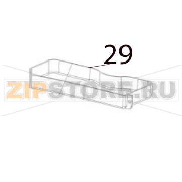 Water collecting tray (inside) Hurakan HKN-IMSD15 Water collecting tray (inside) Hurakan HKN-IMSD15Запчасть на деталировке под номером: 29