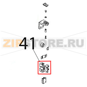 Aggancio vetro Angelo Po FX201G3 Aggancio vetro Angelo Po FX201G3Запчасть на деталировке под номером: 41
