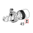 Raccordo s-rapido diritt maschio ø6 G1/8 Fimar PF40E
