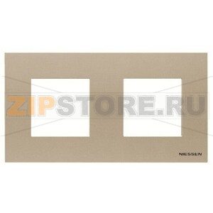 Рамка двухместная, шампань ABB 2CLA227210N1901 