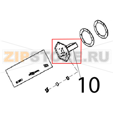 Bruciatore completo Angelo Po FX201G3 Bruciatore completo Angelo Po FX201G3Запчасть на деталировке под номером: 10