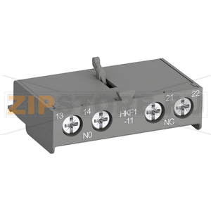 Контакты дополнительные, фронтальные, 1НО+1НЗ, HKF1-11 ABB 1SAM201901R1001 