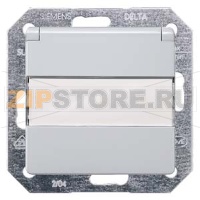DELTA I-SYSTEM АЛЮМИНЕВЫЙ МЕТАЛЛИК РОЗЕТКА SCHUKO 10A DC/16А AC 250В C ЗАЩИТНЫМ КОНТАКТОМ С ОТКИДЫВАЮЩЕЙСЯ КРЫШКОЙ C БЕЗРЕЗЬБОВЫМИ КОНТАКТНЫМИ ЗАЖИМАМИ И ПОЛЕМ ДЛЯ НАДПИСИ ЭЛ.-МЕХ.ЧАСТЬ Siemens 5UB1932