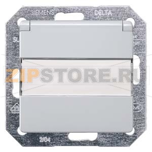 DELTA I-SYSTEM АЛЮМИНЕВЫЙ МЕТАЛЛИК РОЗЕТКА SCHUKO 10A DC/16А AC 250В C ЗАЩИТНЫМ КОНТАКТОМ С ОТКИДЫВАЮЩЕЙСЯ КРЫШКОЙ C БЕЗРЕЗЬБОВЫМИ КОНТАКТНЫМИ ЗАЖИМАМИ И ПОЛЕМ ДЛЯ НАДПИСИ ЭЛ.-МЕХ.ЧАСТЬ Siemens 5UB1932 