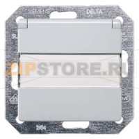 DELTA I-SYSTEM АЛЮМИНЕВЫЙ МЕТАЛЛИК РОЗЕТКА SCHUKO 10A DC/16А AC 250В C ЗАЩИТНЫМ КОНТАКТОМ С ОТКИДЫВАЮЩЕЙСЯ КРЫШКОЙ C БЕЗРЕЗЬБОВЫМИ КОНТАКТНЫМИ ЗАЖИМАМИ И ПОЛЕМ ДЛЯ НАДПИСИ ЭЛ.-МЕХ.ЧАСТЬ Siemens 5UB1932