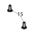 Tapping screw /T/Ni/3*8 Godex EZ-1305