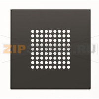 Накладка для зуммера, звонка и громкоговорителя, чёрный бархат ABB 2CLA852900A1501