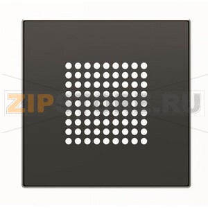 Накладка для зуммера, звонка и громкоговорителя, чёрный бархат ABB 2CLA852900A1501 