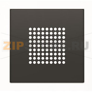 Накладка для зуммера, звонка и громкоговорителя, чёрный бархат ABB 2CLA852900A1501 