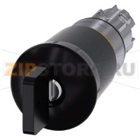 АКТУАТОР ГРИБОВИДНОЙ КНОПКИ, 22MM, КРУГЛ., ГЛЯНЦЕВЫЙ МЕТАЛЛ, КНОПКА ЧЁРНАЯ, 40MM, C ЗАМКОМ CES, НОМЕР ЗАМКА VL5, ПОДТВЕРЖДЕНИЕ СРАБАТЫВАНИЯ ФИКСАЦИЕЙ (POSITIVE LATCHING), KEY-OPERATED RELEASE Siemens 3SU1050-1HU10-0AA0