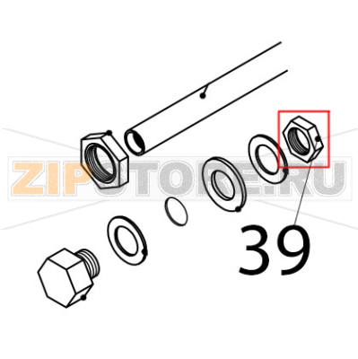 Nut Silanos N700 PS Nut Silanos N700 PSЗапчасть на деталировке под номером: 39