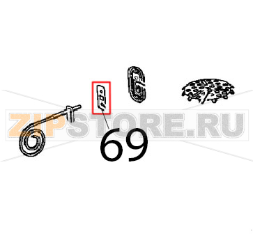Temperature probe sealing NTC Unox XVC 205E Temperature probe sealing NTC Unox XVC 205EЗапчасть на деталировке под номером: 69