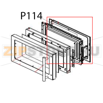 Inlaid Hurakan HKN-WP900G Inlaid Hurakan HKN-WP900GЗапчасть на деталировке под номером: P114