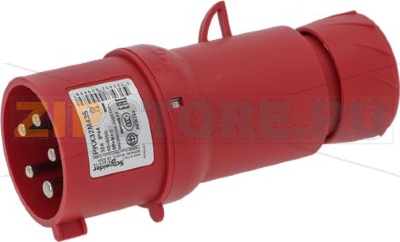 РОЗЕТКА ТРЕХФАЗНАЯ 3 ПОЛЮСА + N + PE 32A 