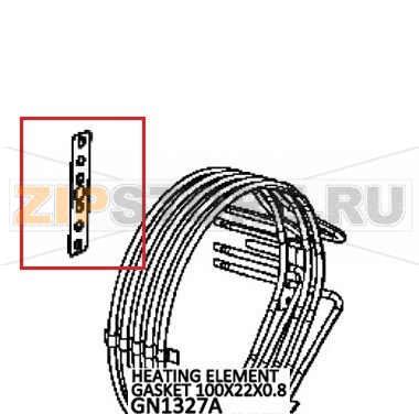 Heating element gasket 100X22X0.8 Unox XB 893 Heating element gasket 100X22X0.8 Unox XB 893Запчасть на деталировке под номером: 48Название запчасти на английском языке: Heating element gasket 100X22X0.8 Unox XB 893