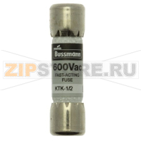 Предохранитель, 0.5 A, AC 600 В, 100 кА, 10x38 мм, UL, CSA, быстродействующий Eaton LIMITRON FAST
