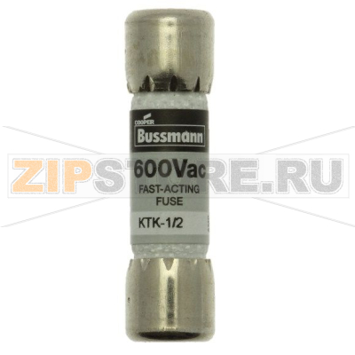 Предохранитель, 0.5 A, AC 600 В, 100 кА, 10x38 мм, UL, CSA, быстродействующий Eaton LIMITRON FAST 
