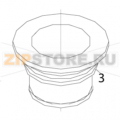 Drainage bushing Fagor FI-80 Drainage bushing Fagor FI-80Запчасть на деталировке под номером: 3Название запчасти Fagor на английском языке: Drainage bushing FI-80.